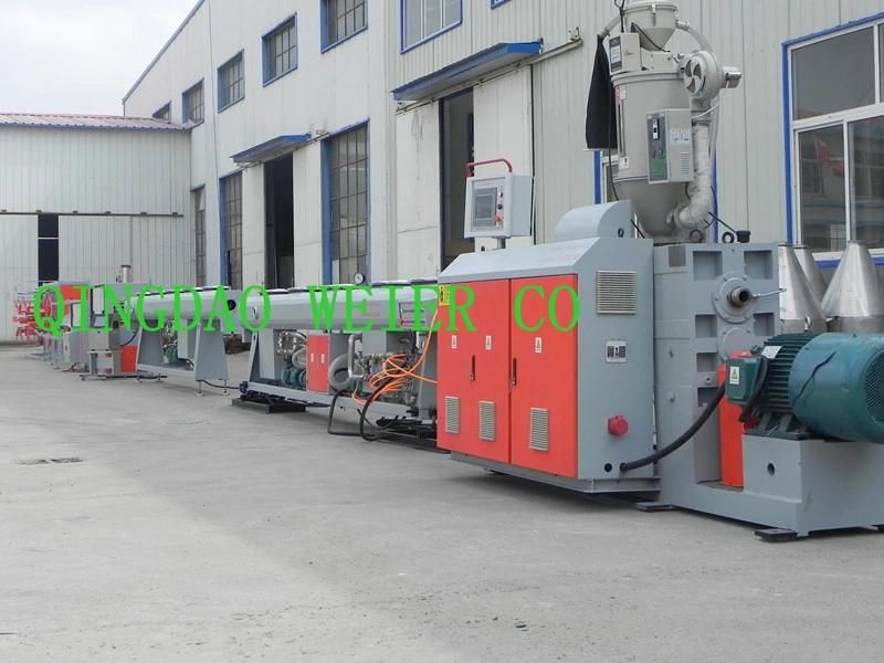 PE PPR HDPE Water Gas Supply Pipe Extrusion and Making Machine From Weier Plastic Machinery