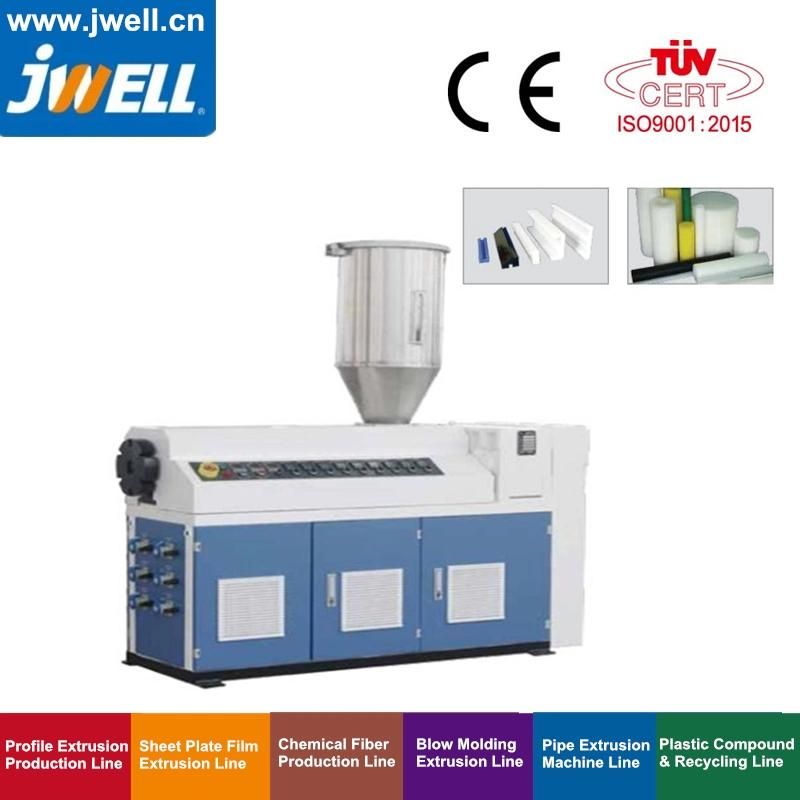 Jwell HDPE Single Screw PVC Conical Twin Screw Extruders for Plastic Pipe Extrusion