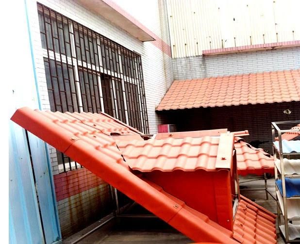 880mm Width PVC Glazed Roofing Sheet Extrusion Line with 10 Years Factory