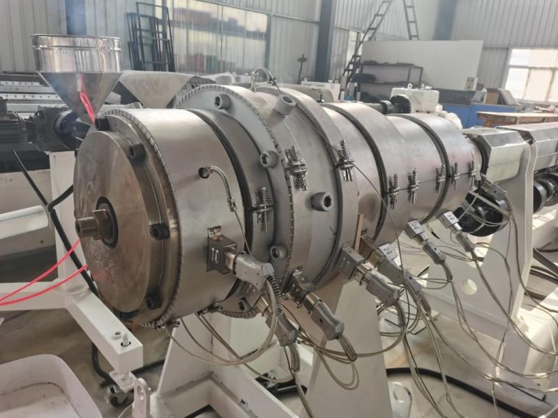 Plastic Multi Layer Spiral Reinforceing Polyethylene Hose Extrusion Machine