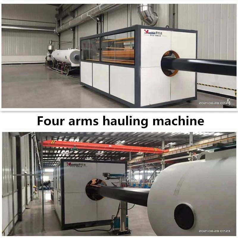 PU Foaming Pre-Insulated Pipe HDPE Jacket /Shell/Casing Plastic Extruder 110-600mm