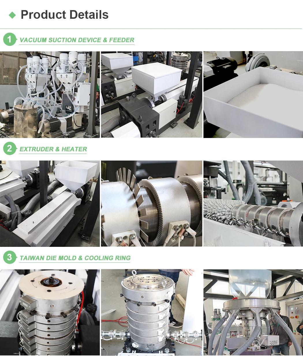Aceretech Flexible Manufacturing Cm-Ab55 PLA Plastic Professional Service Autometic Film Blowing Machine