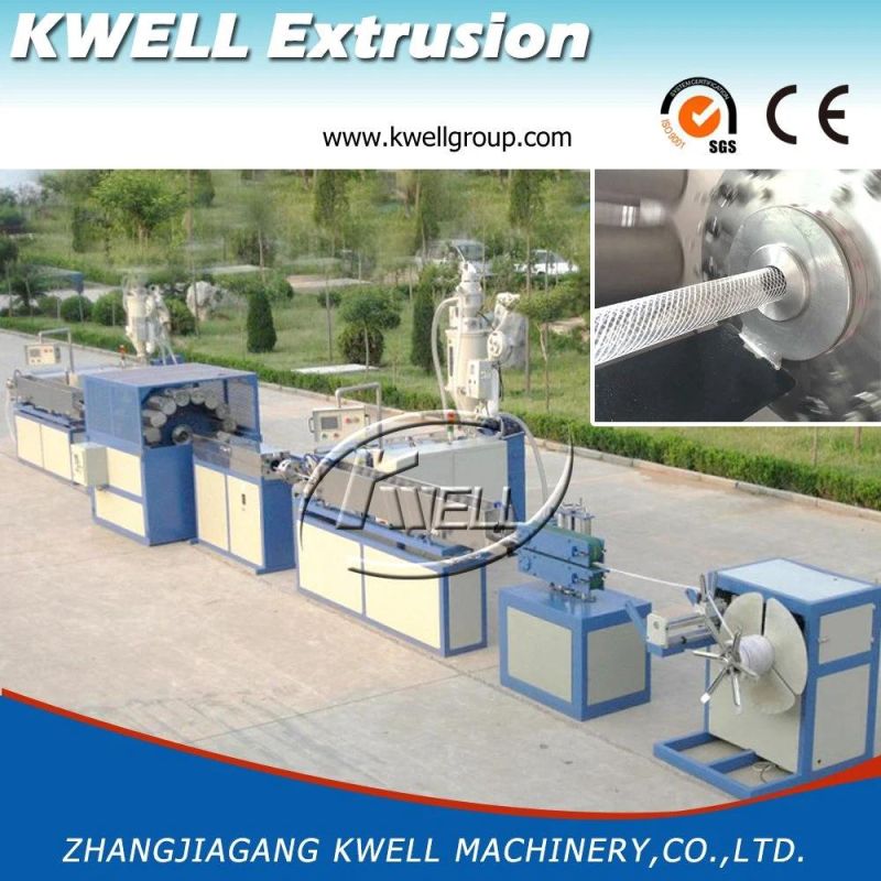Plastic PVC Soft Flexible Braided Transparent Hose Manufacturing Machines China