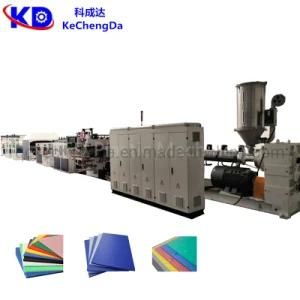 Plastic Recyling 2100mm PP/PC Hollow Grid Sheet Extrusion Equipment
