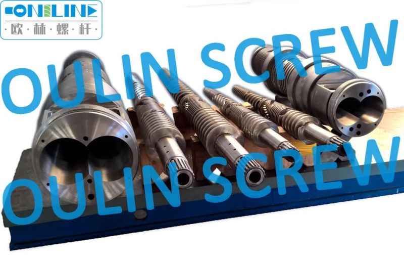 Cincinnati Cmt58, Cmt45 Twin Conical Screw Barrel for PVC Pipe