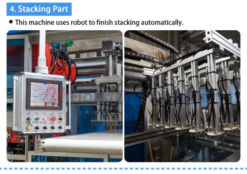 The Single Station Forming Machine Plastic Form/Cut/Stack Thermoformer Machinery
