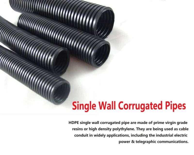 PE/HDPE/LDPE Electrical Conduit Drain Corrugated Pipe Extrusion Making Machine