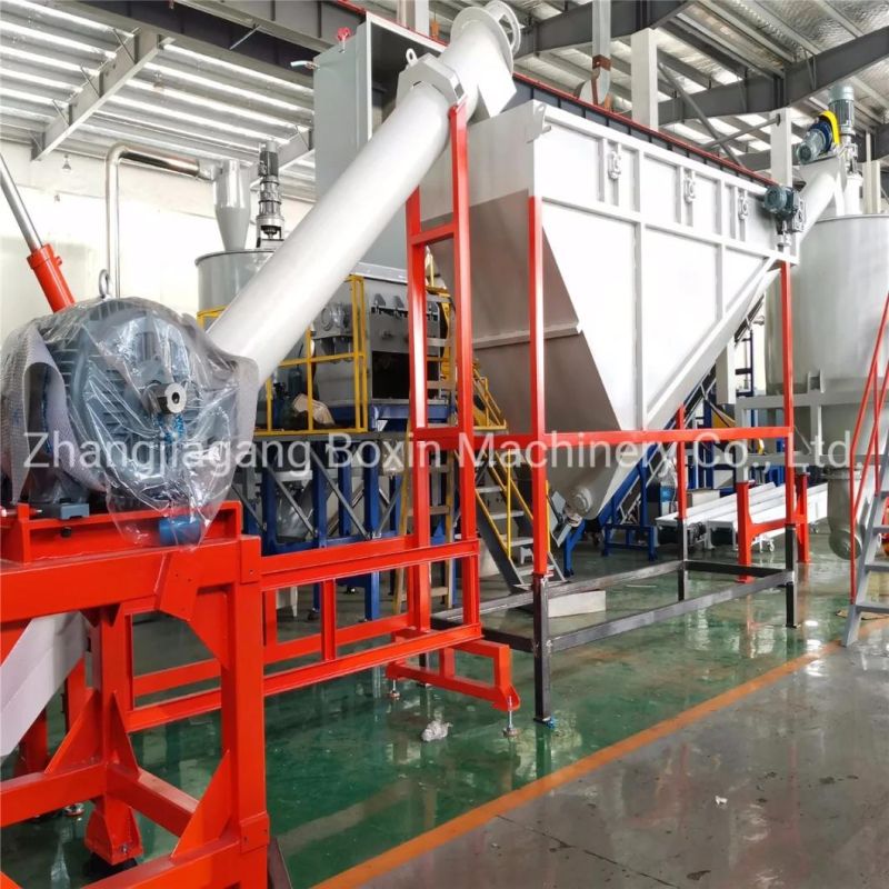 Hot Sale Pet Crushing Plant for Plastic Bottle Recycling Washing to Flakes by Cold and Hot Washer