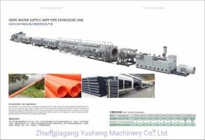 High Capacity PVC Cable Pipe Production Line