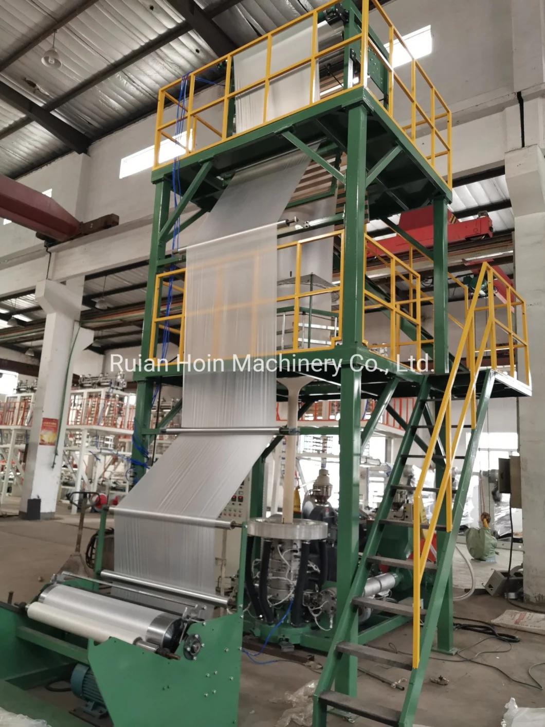 1000mm HDPE ABA Three Layer Co-Extrusion Blown Film Machine Line