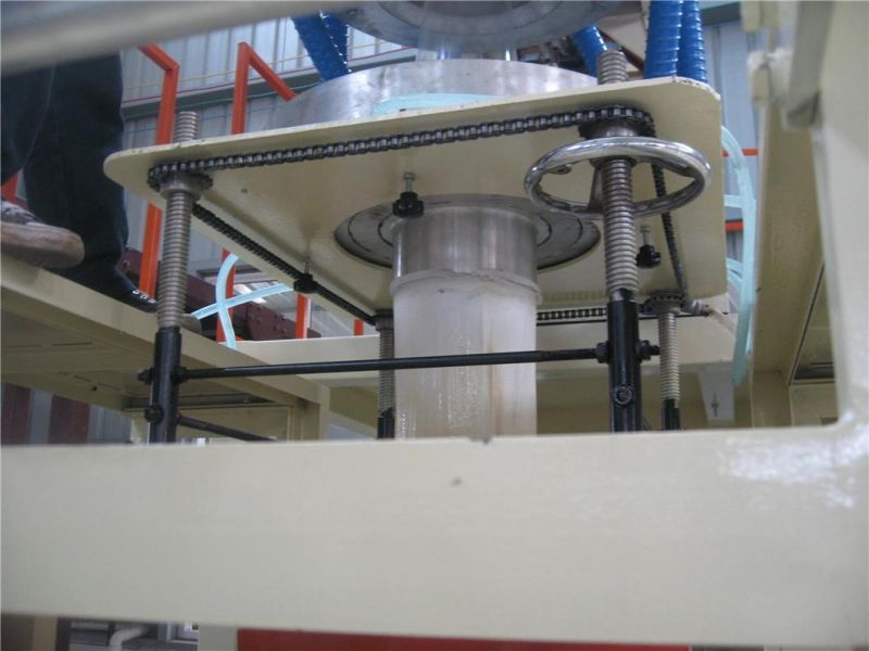 PP Film Extrusion with Rotary Die Head and Double Winder