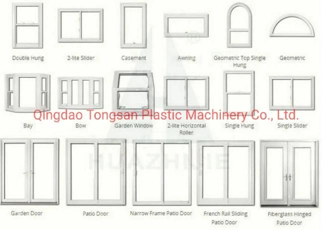 UPVC PVC Windows Profile Making Machine / PVC Profile Machine Manufacturer Price