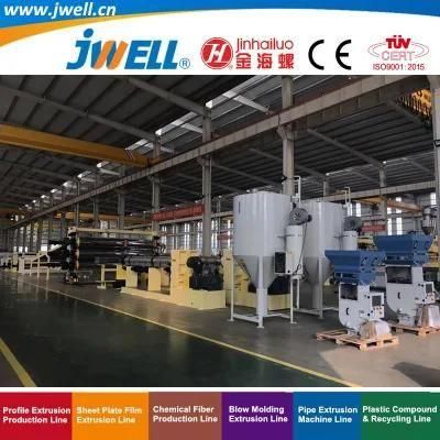 Jwell-TPU|ABS Plastic Composite Plate Recycling Agricultural Making Extruder Machine for ...