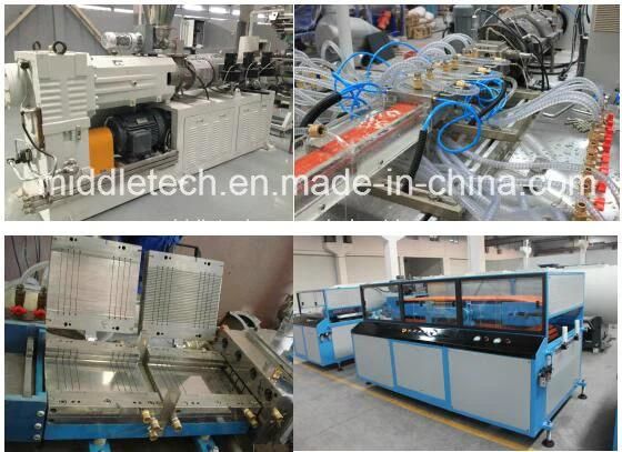 PVC WPC Plastic Windows and Door Profiles Extrusion Production Line
