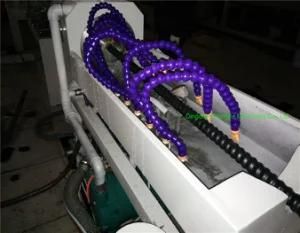 PE Spiral Corrguated Pipe Machine with Threading Lines