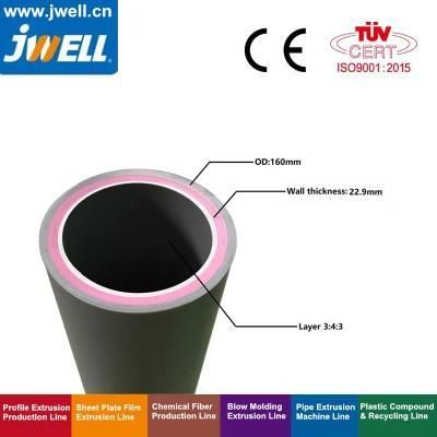 New Plastic PPR HDPE Water Supply Drinking Pipe Co-Extruder Extrusion Line with Dia. ...