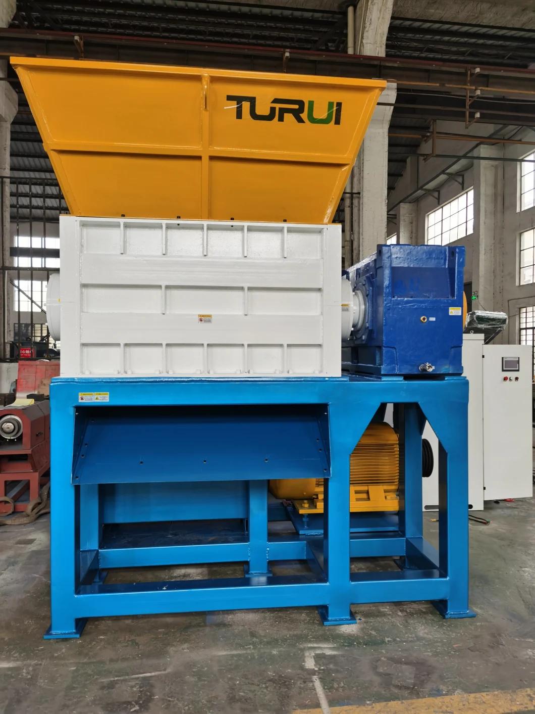 Safety Stable PP PE Automatic Pet Bottle Crusher Plastic Shredder Machine