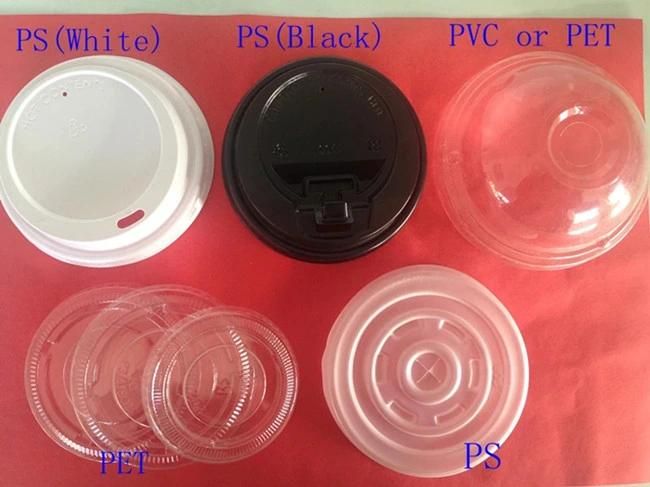 Automatic Plastic Cups with Lids Forming Machine, Disposable Plastic Cup Lid Thermoforming Machine