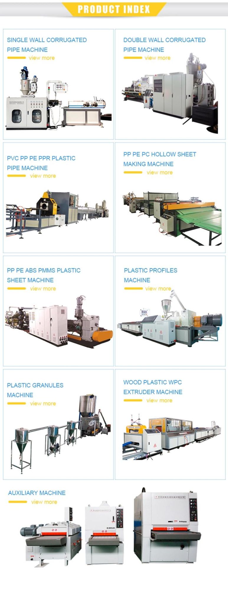 Plastic UPVC/PVC Window and Door Profile Line/WPC Door Profile Extrusion Line