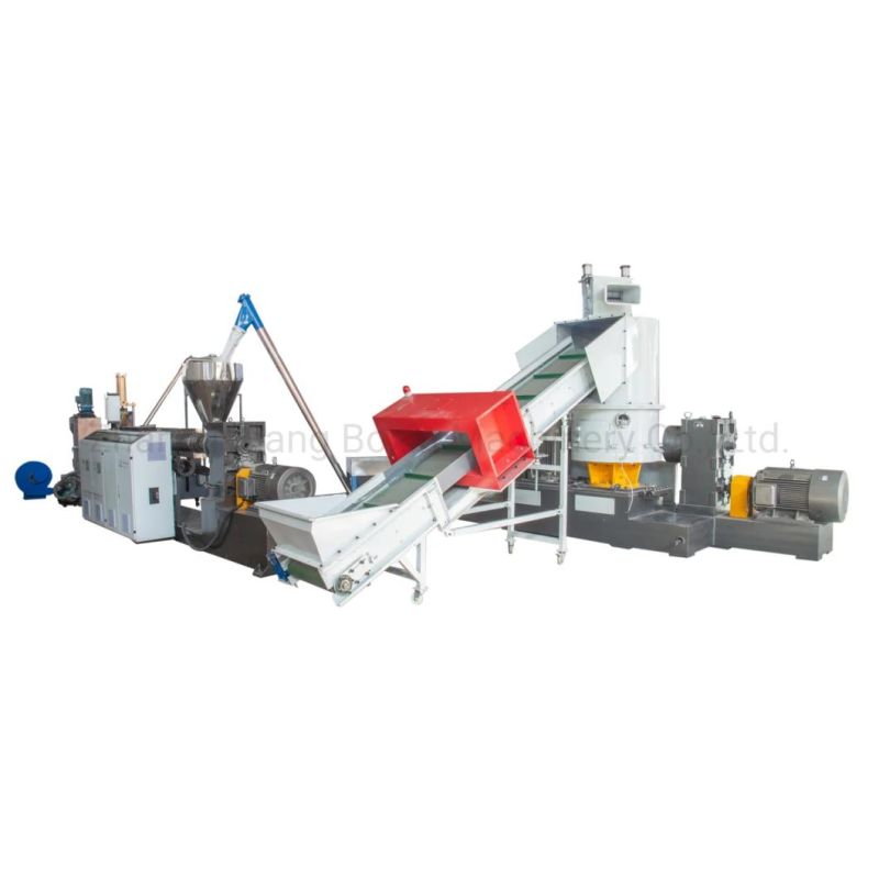 Granulator for Polyethylene with Two Zones of Decontamination and Water Ring Cutting