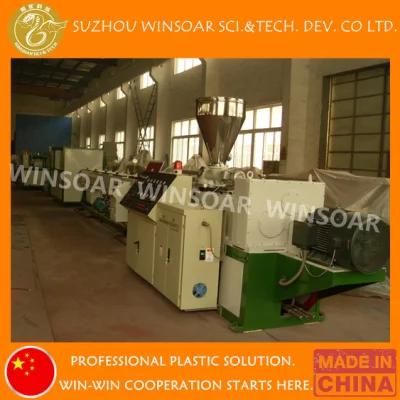 Sjsz 65/132 Conical Double Screw Extruding Machine for Making Plastic Pipe Profile