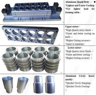 Plastic Tea Water Milk Coffee Cup Thermo Forming Equipment Thermo Forming Lines