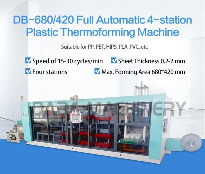 Wenzhou Plastic Thermoforming Machine Automatic Thermoforming Pet Tray Machine