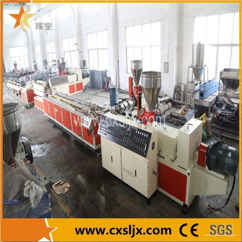 Plastic Machine Conical Twin Screw Extruder for PVC