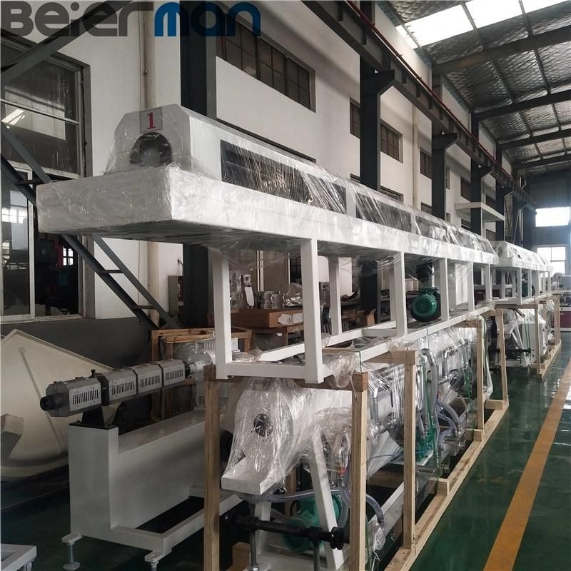 16-110mm PE Drainage Sewage Water White Pipe Production Line Customized Size 80mm