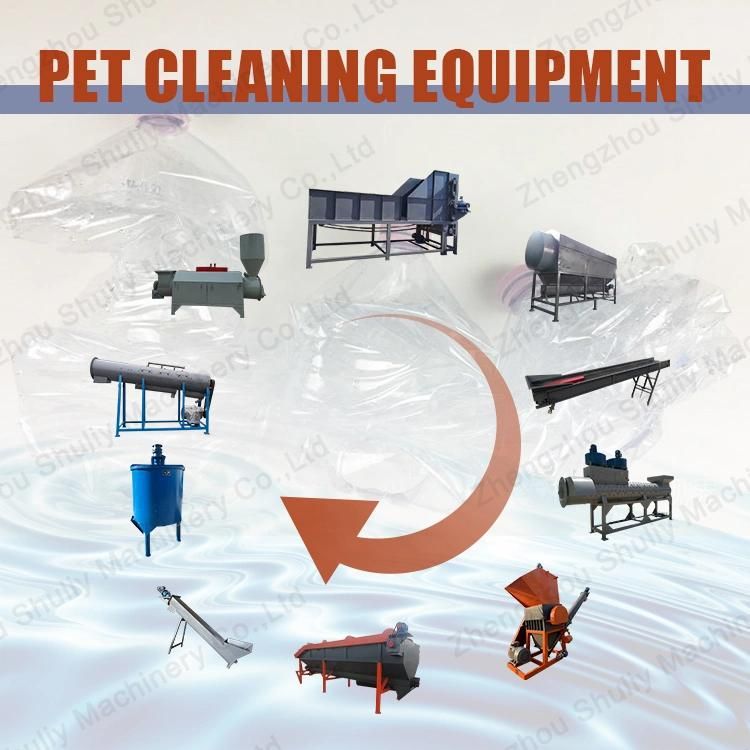 Plastic Pet Bottles Washing Line Plastic Recycling Machine Label Remover