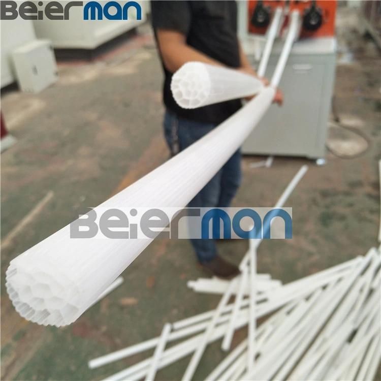 25mm Diameter Two Cavity PE Sewage Treatment Filter Tube Sj65 Single Screw Extruder Production Line Fast Line Speed Siemens Motor