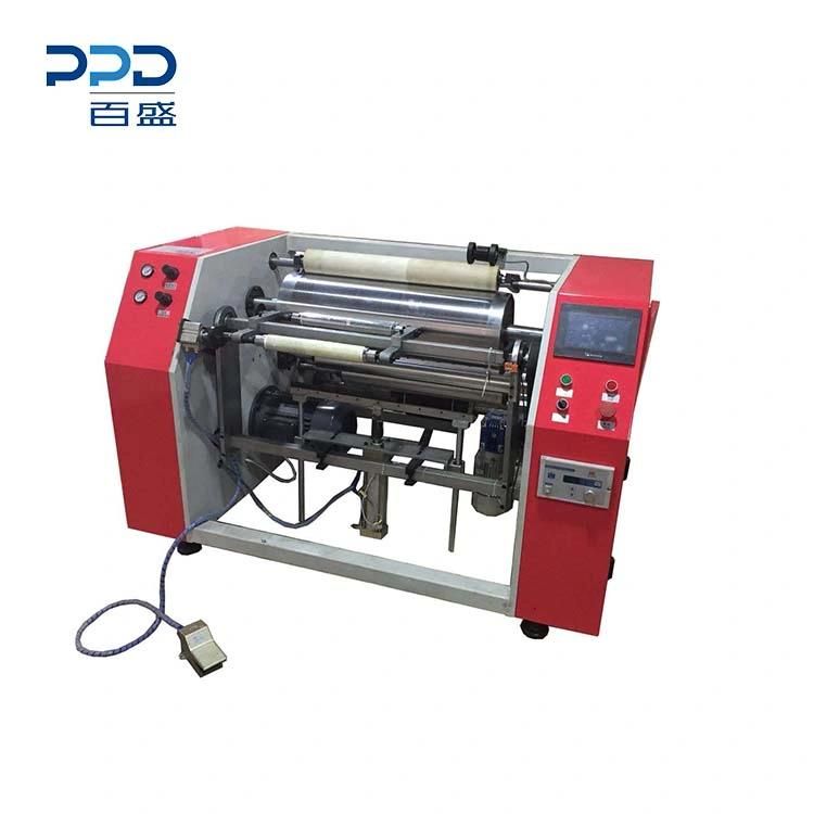 China Supplier Semi Auto Aluminium Foil Roll Perforation Rewinder