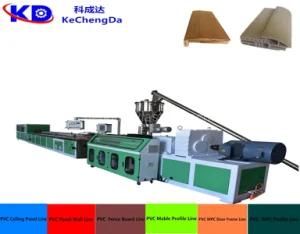Plastic WPC Wood-Composite PVC Frame Door Profile Extruding|Extruder|Plastic Extruder