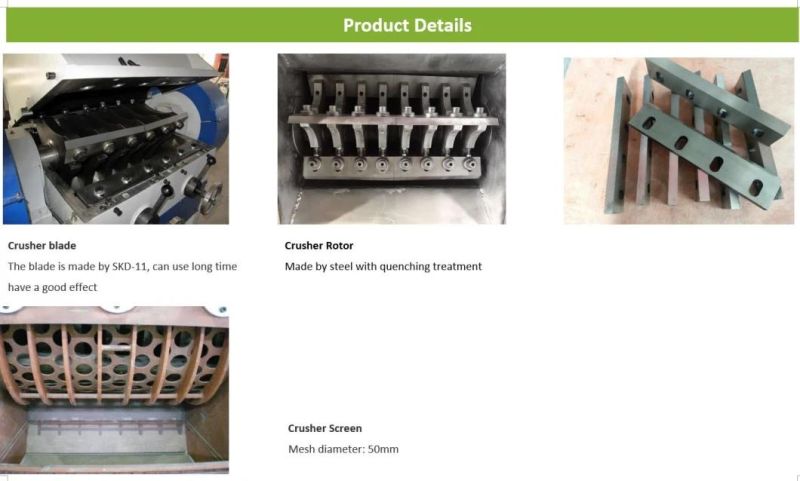 Waste Plastic Film Crushing Machine Plastic Recycling Crusher
