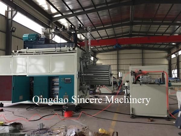 Structural-Wall HDPE Spiral Enhanced Pipe Extrusion Production Machine Line