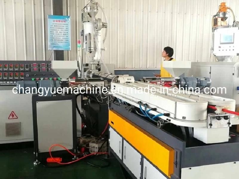 Good Quality PVC Plastic Single Wall Corrugated Pipe Extruder Machine