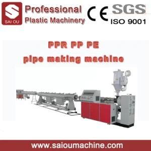 PE/PVC Single Wall Corrugated Pipe Extrusion Line