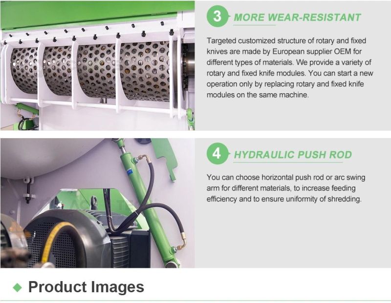 Els Series Single Shaft Shredder for Small Capacity Size Reduce
