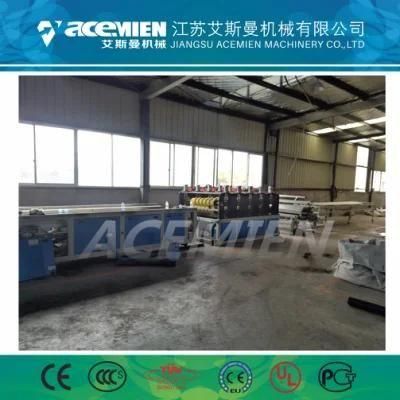 PP PE PVC Twin Wall Corrugated Hollow Roofing Sheet Making Machine