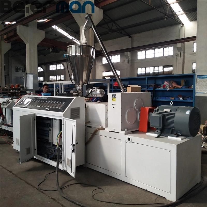 63mm Diameter PVC 2 Pipe Production Line Double Cavity