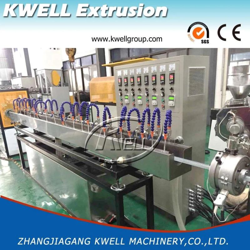 Plastic PVC Soft Flexible Braided Transparent Hose Manufacturing Machines China