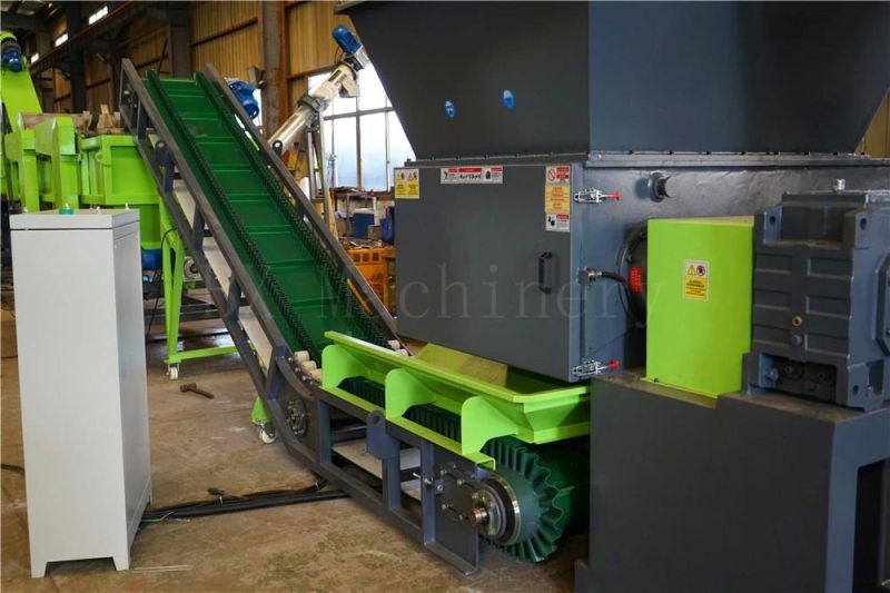 Automatic Waste Plastic Shopping Bags Bottles Crushing Washing and Recycling Machine /Granulating Machines/Pelletizing Line/Film Extrusion M/Pipe Extruder