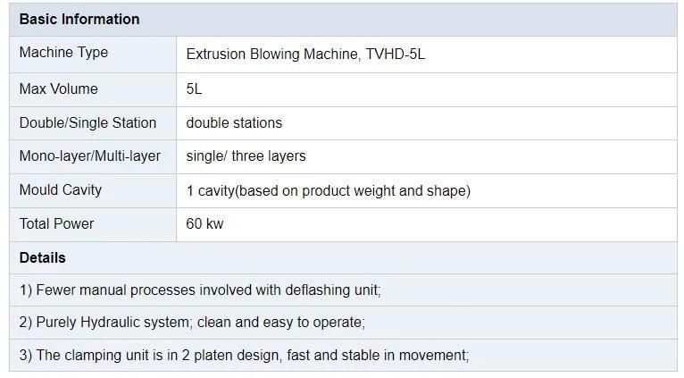 Plastic Garden Watering Can Sprayer Production Extrusion Blow Molding Machine