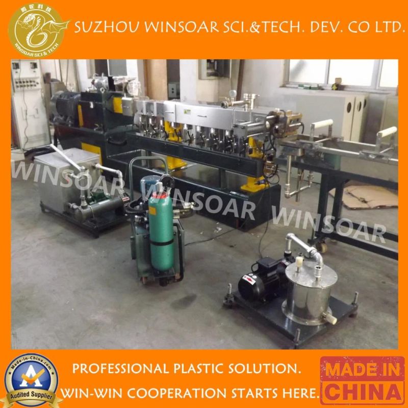Plastic Double Screw Extruder for PVC Ceiling Edge Band Profile Production Line