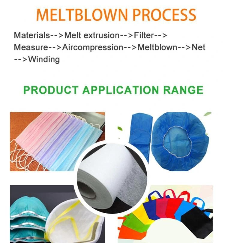 PP (polypropylene) 1600mm Meltblown Nonwoven Fabric Sheet Machine for Surgical Mask / Gown