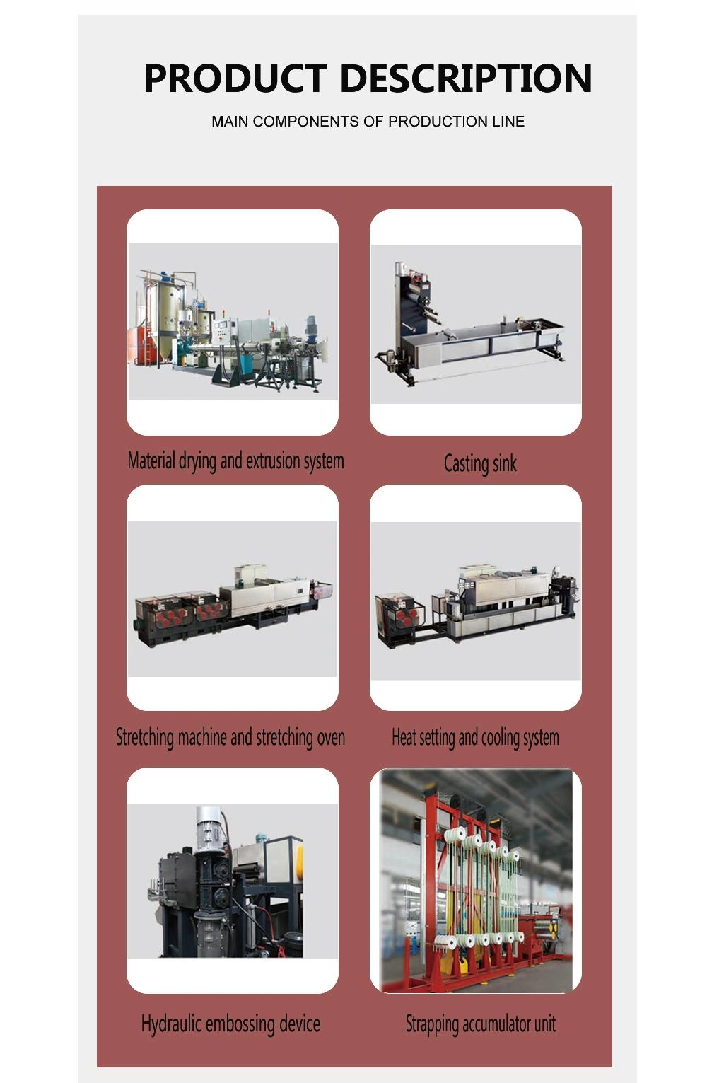 Plastic Pet/PP Packing Tape Extrusion Machinery