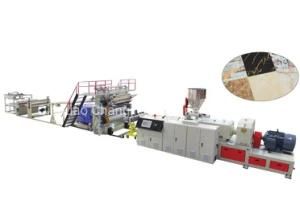 Plastic PVC Artificial Marble Board Sheet Making Extruder Extrusion Machine