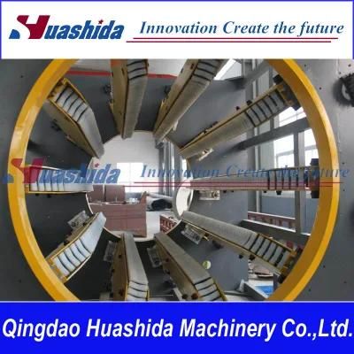 HDPE Black/ Yellow Shell Extrusion Line for Pre-Insulated Pipe with Polyurethane Foam ...