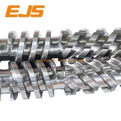 WPC PVC PE Extruder Parallel Twin Screw Barrel