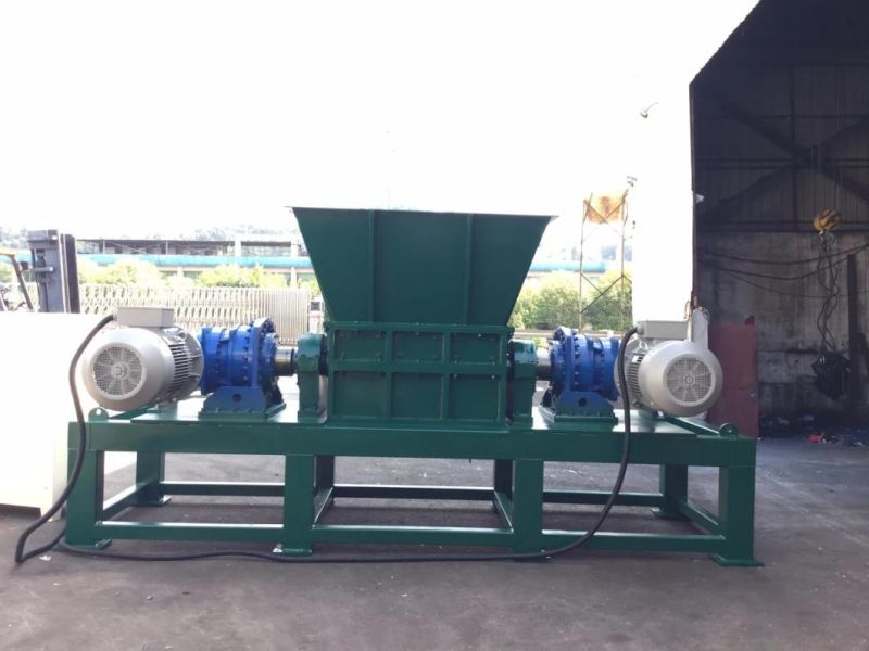 Big Blue Bucket Plastic HDPE Bucket Double Shaft Shredder Machine